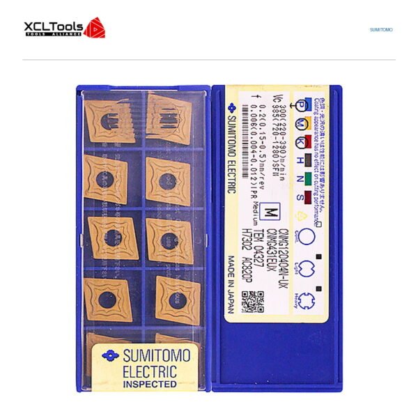 Sumitomo CNMG120404N-UX AC820P CNC Cutting Insert - XCLTOOLS