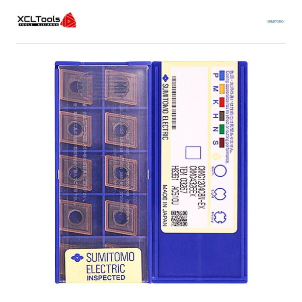 Sumitomo CNMG120408N-EX AC510U CNC Cutting Insert - XCLTOOLS