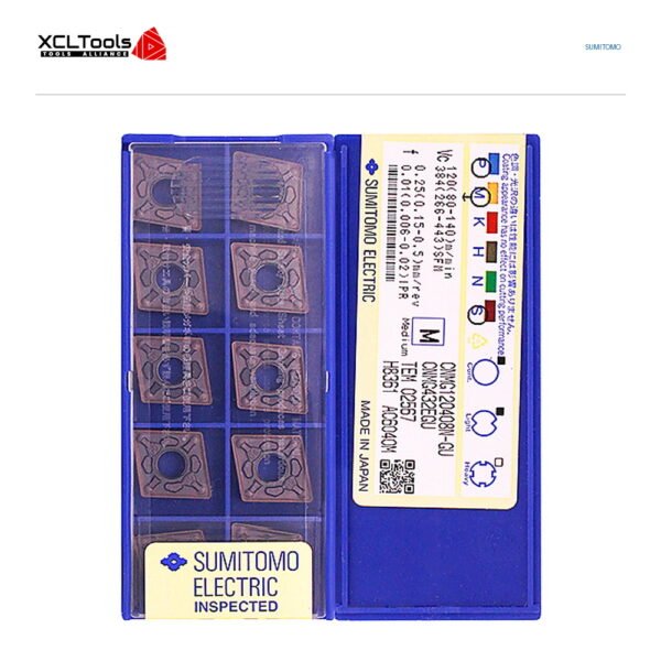 Sumitomo CNMG120408N-GU AC6040M CNC Cutting Insert - XCLTOOLS
