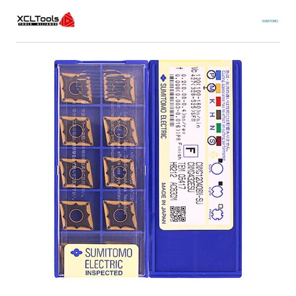 Sumitomo CNMG120408N-SU AC630M CNC Cutting Insert - XCLTOOLS