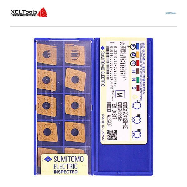 Sumitomo CNMG120412N-GE AC820P CNC Cutting Insert - XCLTOOLS