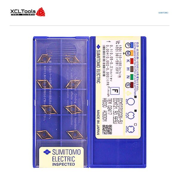 Sumitomo DCMT070202N-SU AC630M CNC Cutting Insert - XCLTOOLS