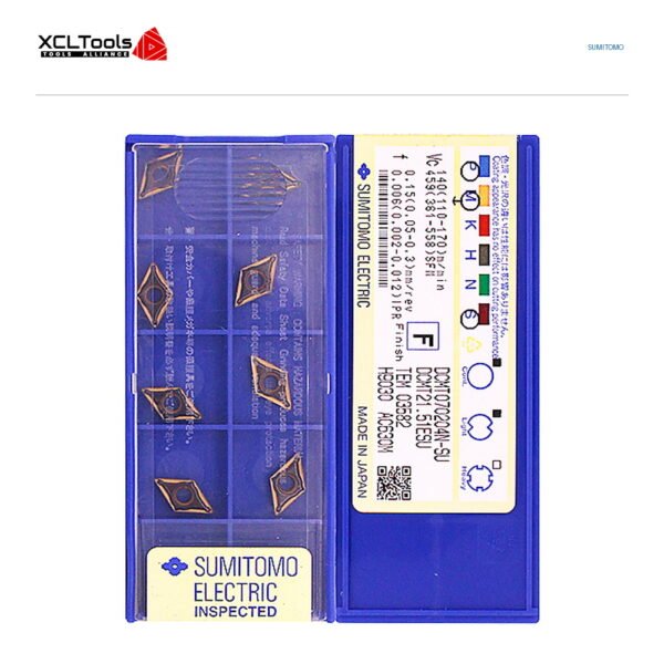 Sumitomo DCMT070204N-SU AC630M CNC Cutting Insert - XCLTOOLS