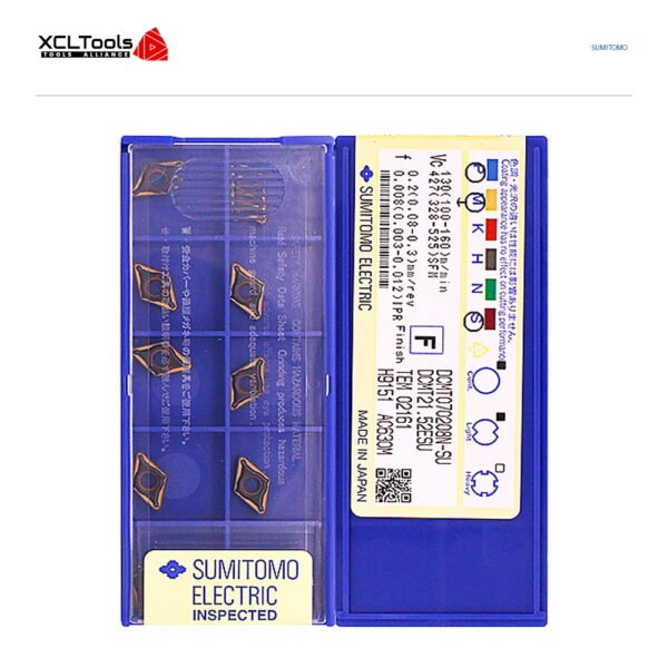 Sumitomo DCMT070208N-SU AC630M CNC Cutting Insert - XCLTOOLS