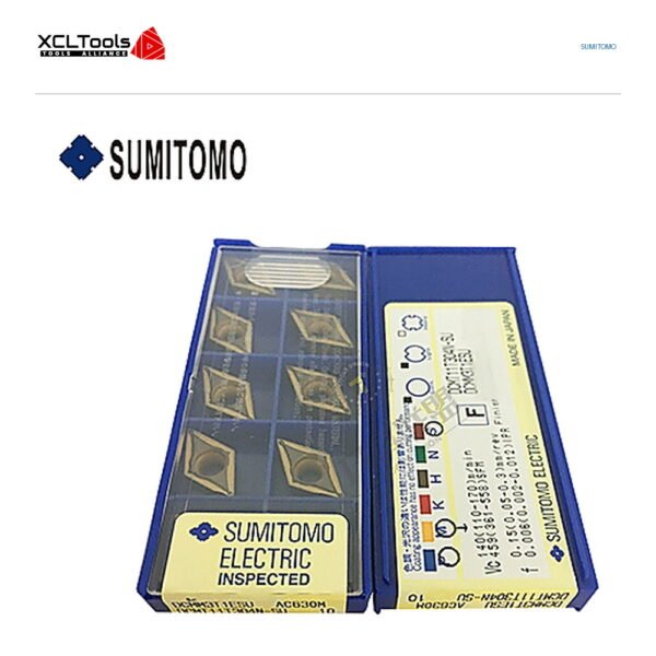 Sumitomo DCMT11T304N-SU AC630M CNC Cutting Insert - XCLTOOLS