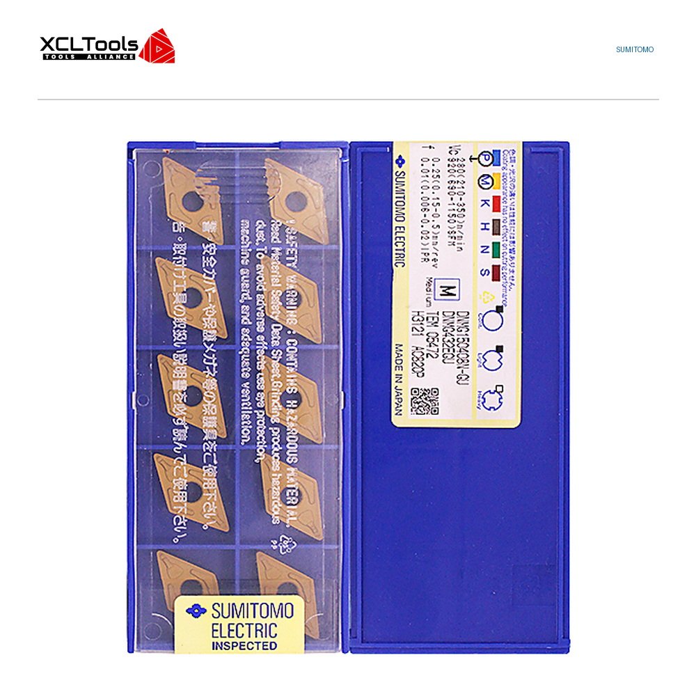 Sumitomo DNMG150408N-GU AC820P CNC Cutting Insert - XCLTOOLS Sumitomo DNMG150408N-GU AC820P CNC Cutting Insert - XCLTOOLS
