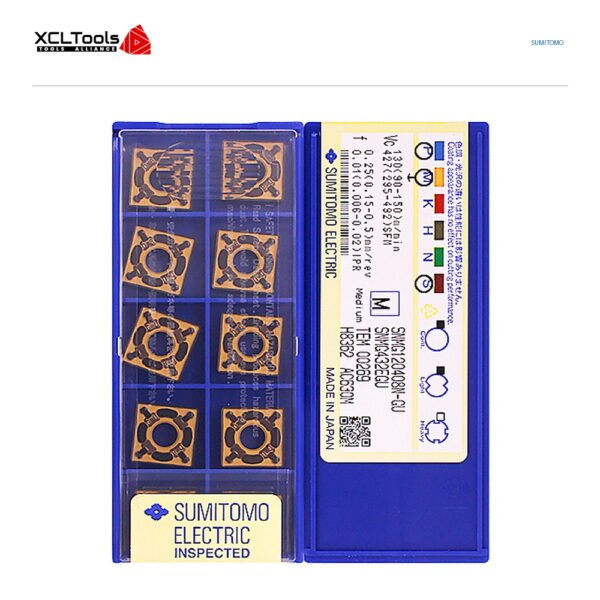 Sumitomo SNMG120408N-GU AC630M CNC Cutting Insert - XCLTOOLS