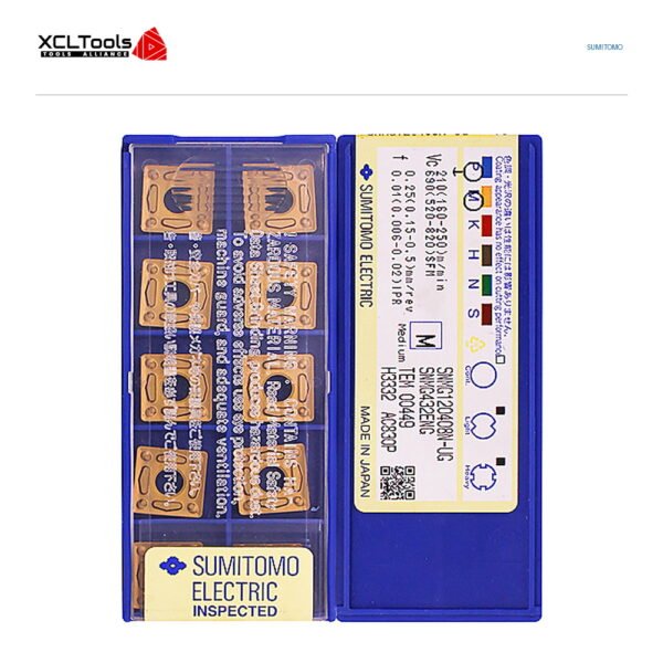 Sumitomo SNMG120408N-UG AC830P CNC Cutting Insert - XCLTOOLS