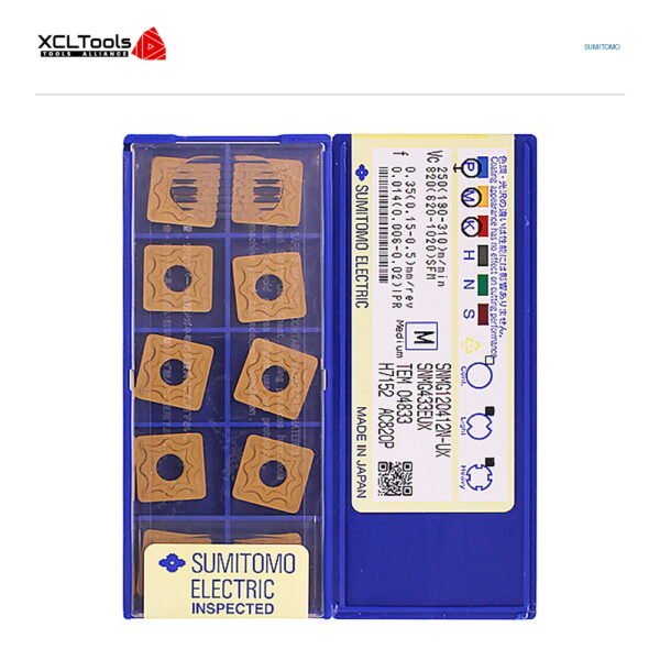 Sumitomo SNMG120412N-UX AC820P CNC Cutting Insert - XCLTOOLS