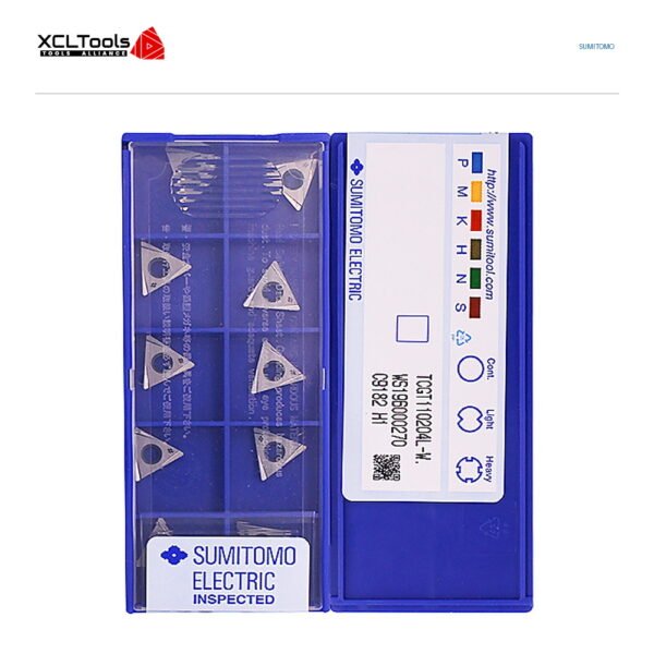 Sumitomo TCGT110204L-W H1 CNC Cutting Insert - XCLTOOLS