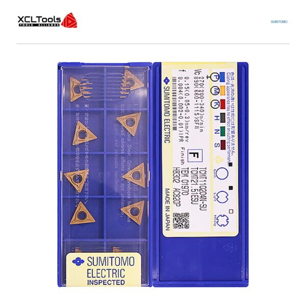 Sumitomo TCMT110204N-SU AC820P CNC Cutting Insert - XCLTOOLS