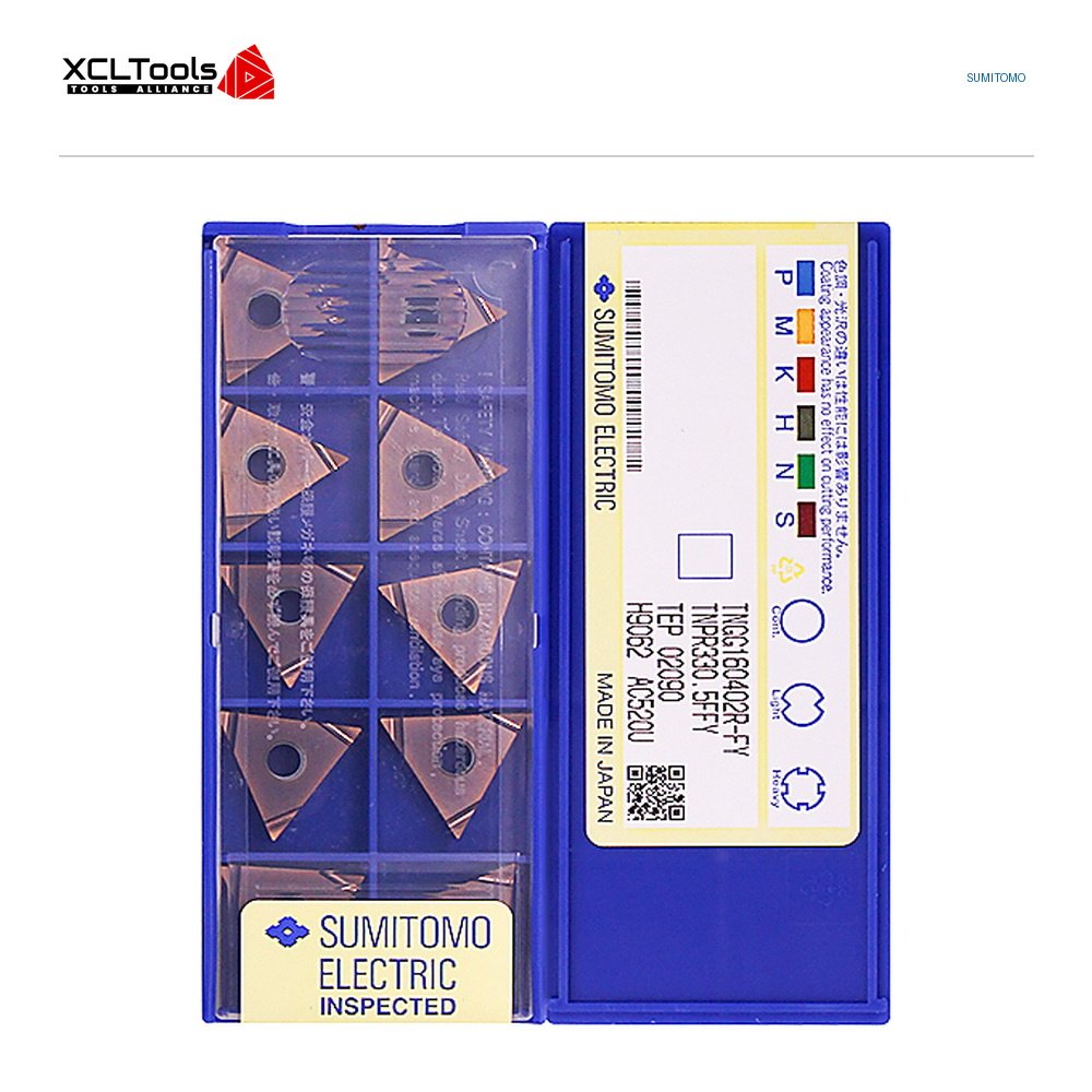 Sumitomo TNGG160402R-FY AC520U CNC Cutting Insert - XCLTOOLS Sumitomo TNGG160402R-FY AC520U CNC Cutting Insert - XCLTOOLS