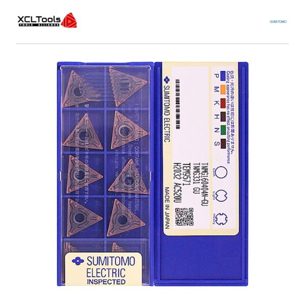 Sumitomo TNMG160404N-GU AC520U CNC Cutting Insert - XCLTOOLS