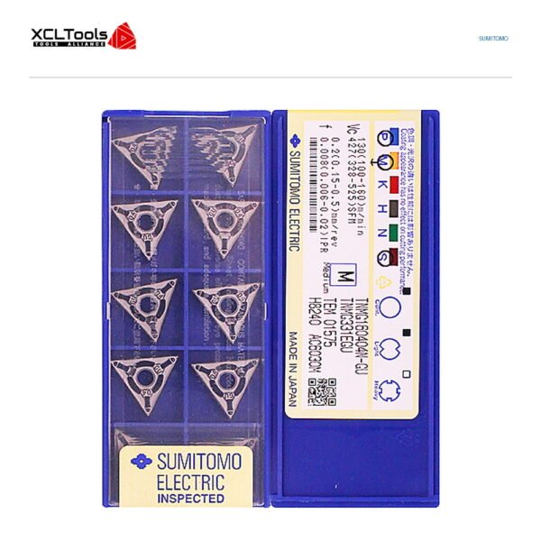 Sumitomo TNMG160404N-GU AC6030M CNC Cutting Insert - XCLTOOLS