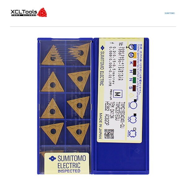 Sumitomo TNMG160404N-GU AC820P CNC Cutting Insert - XCLTOOLS