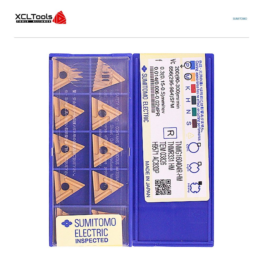 Sumitomo TNMG160404R-HM AC830P CNC Cutting Insert - XCLTOOLS Sumitomo TNMG160404R-HM AC830P CNC Cutting Insert - XCLTOOLS