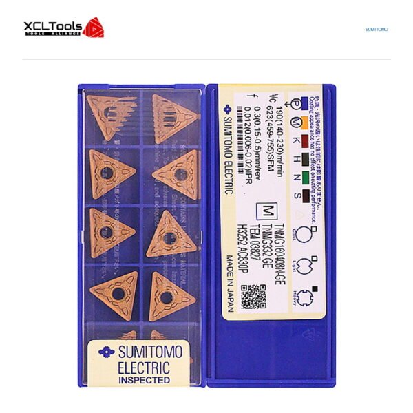 Sumitomo TNMG160408N-GE AC830P CNC Cutting Insert - XCLTOOLS