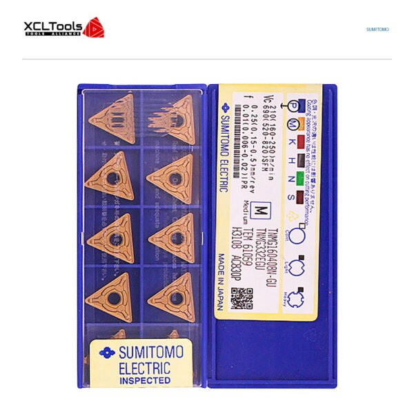 Sumitomo TNMG160408N-GU AC830P CNC Cutting Insert - XCLTOOLS