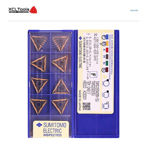 Sumitomo TNMG160408N-SU AC630M CNC Cutting Insert - XCLTOOLS