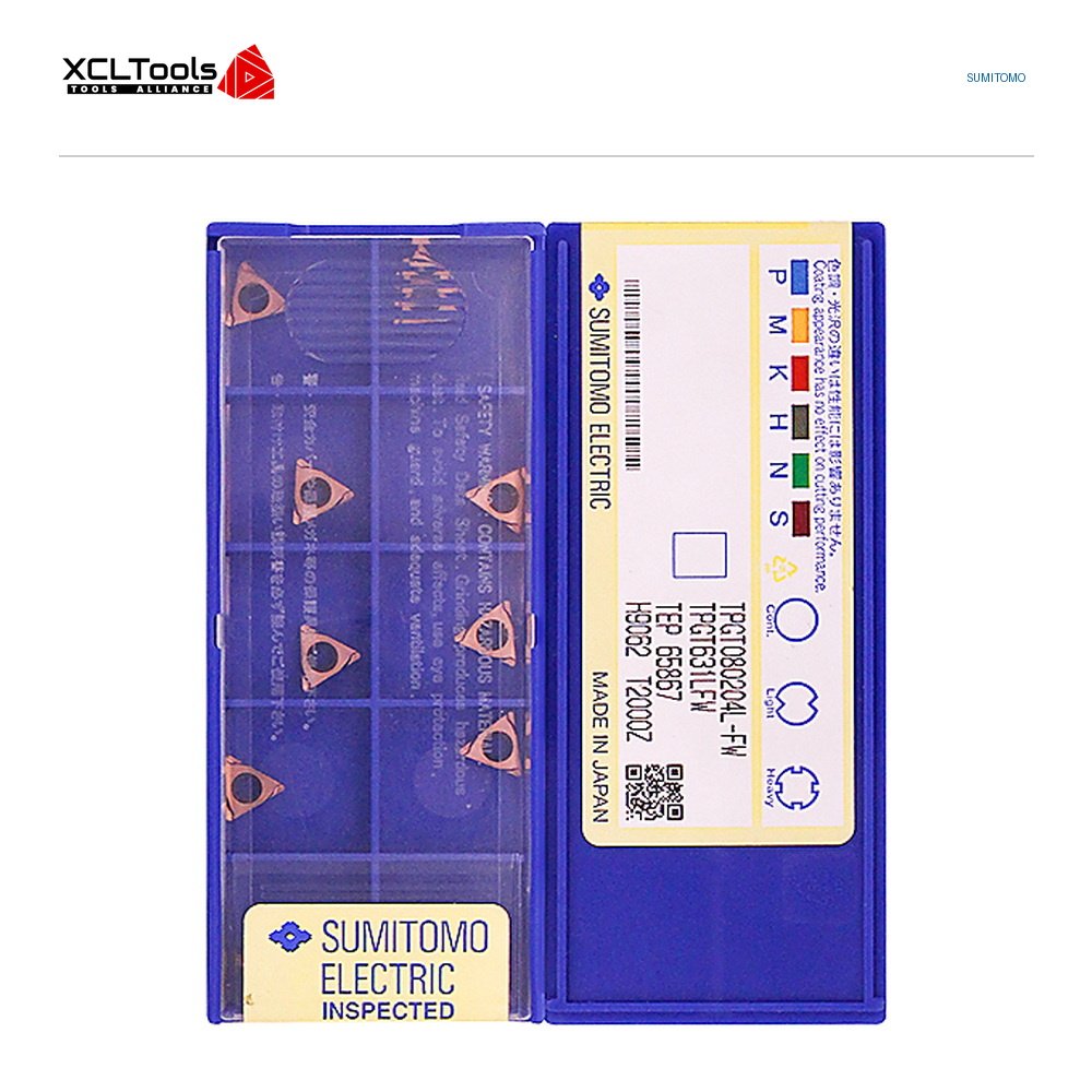 Sumitomo TPGT080204L-FW T2000Z CNC Cutting Insert - XCLTOOLS Sumitomo TPGT080204L-FW T2000Z CNC Cutting Insert - XCLTOOLS