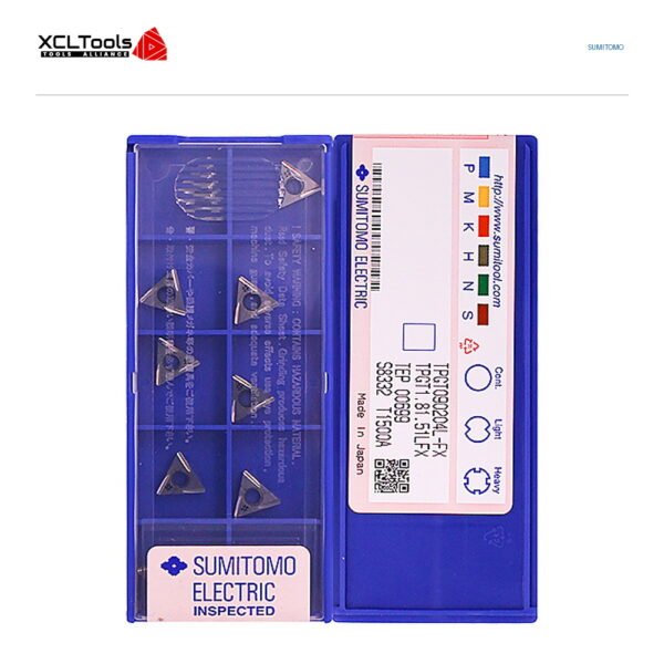 Sumitomo TPGT090204L-FX T1500A CNC Cutting Insert - XCLTOOLS