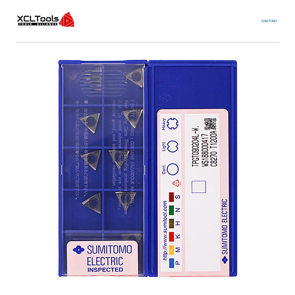 Sumitomo TPGT090204L-W T1200A CNC Cutting Insert - XCLTOOLS Sumitomo TPGT090204L-W T1200A CNC Cutting Insert - XCLTOOLS