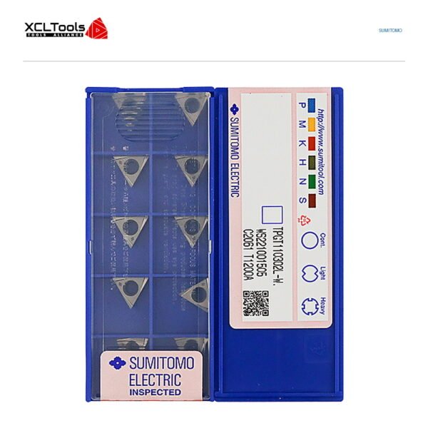 Sumitomo TPGT110302L-W T1200A CNC Cutting Insert - XCLTOOLS