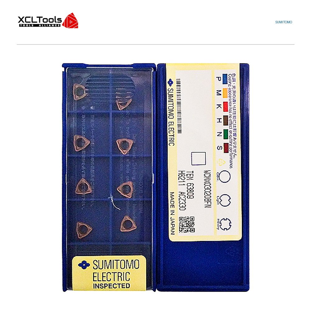 Sumitomo WCMX030208-FN ACZ330 CNC Cutting Insert - XCLTOOLS Sumitomo WCMX030208-FN ACZ330 CNC Cutting Insert - XCLTOOLS