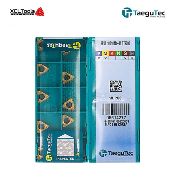 TaeguTec 3PKT100404R-M TT9080 CNC Cutting Insert - XCLTOOLS