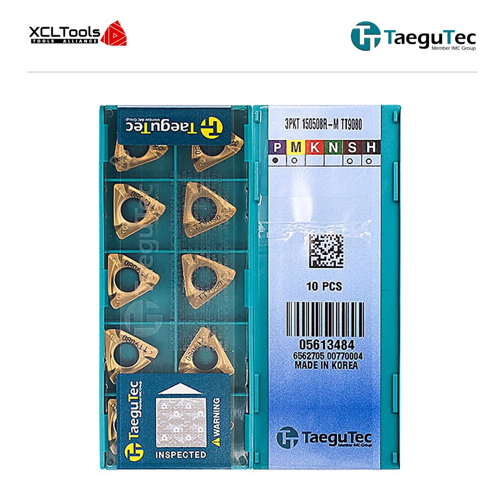 TaeguTec 3PKT150508R-M TT9080 CNC Cutting Insert - XCLTOOLS TaeguTec 3PKT150508R-M TT9080 CNC Cutting Insert - XCLTOOLS