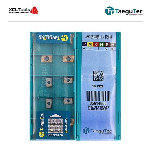 TaeguTec APKT09T308R-EM TT9080 CNC Cutting Insert - XCLTOOLS