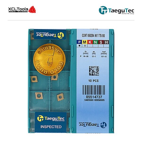 TaeguTec CCMT060204-MT TT5100 CNC Cutting Insert - XCLTOOLS