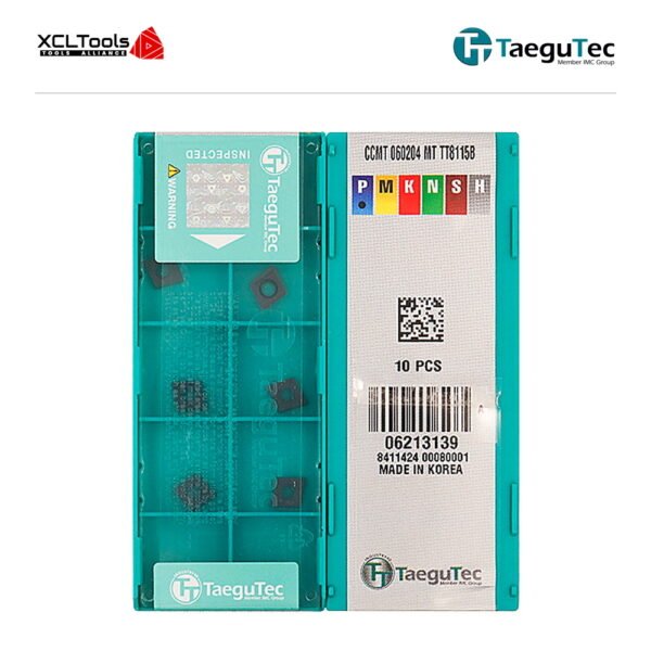 TaeguTec CCMT060204-MT TT8115B CNC Cutting Insert - XCLTOOLS