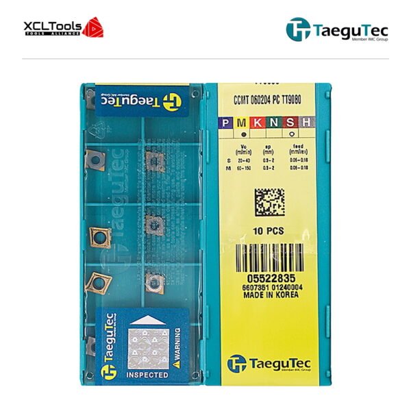 TaeguTec CCMT060204-PC TT9080 CNC Cutting Insert - XCLTOOLS