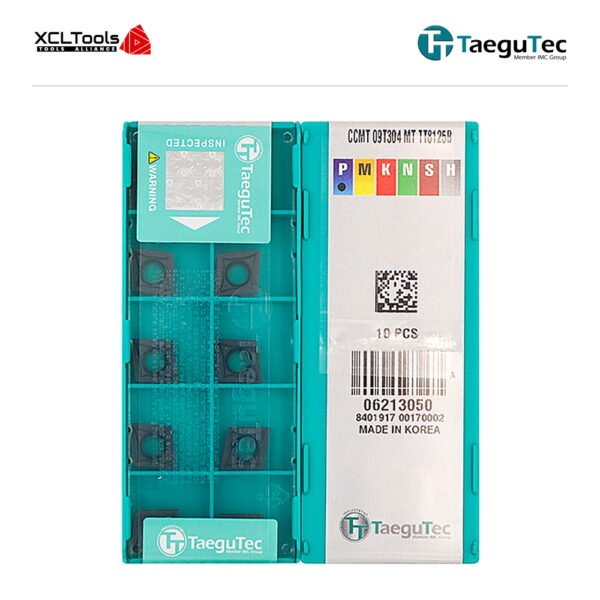 TaeguTec CCMT09T304-MT TT8125B CNC Cutting Insert - XCLTOOLS