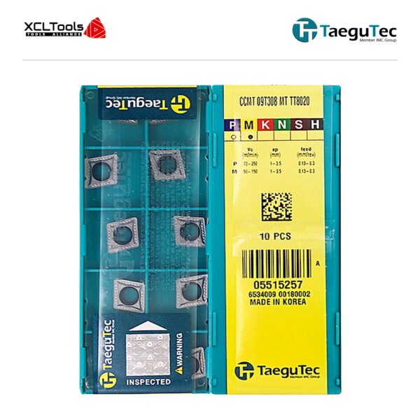 TaeguTec CCMT09T308-MT TT8020 CNC Cutting Insert - XCLTOOLS