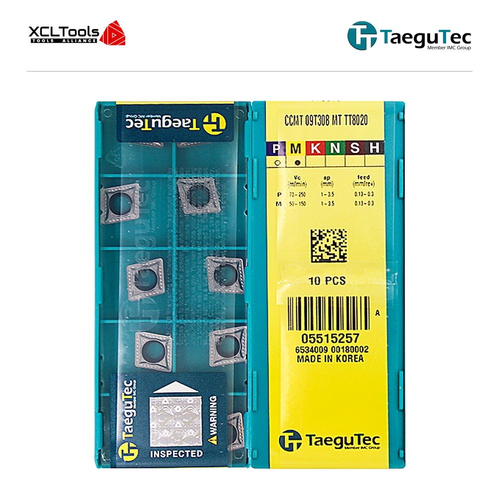 TaeguTec CCMT09T308-MT TT8020 CNC Cutting Insert - XCLTOOLS TaeguTec CCMT09T308-MT TT8020 CNC Cutting Insert - XCLTOOLS