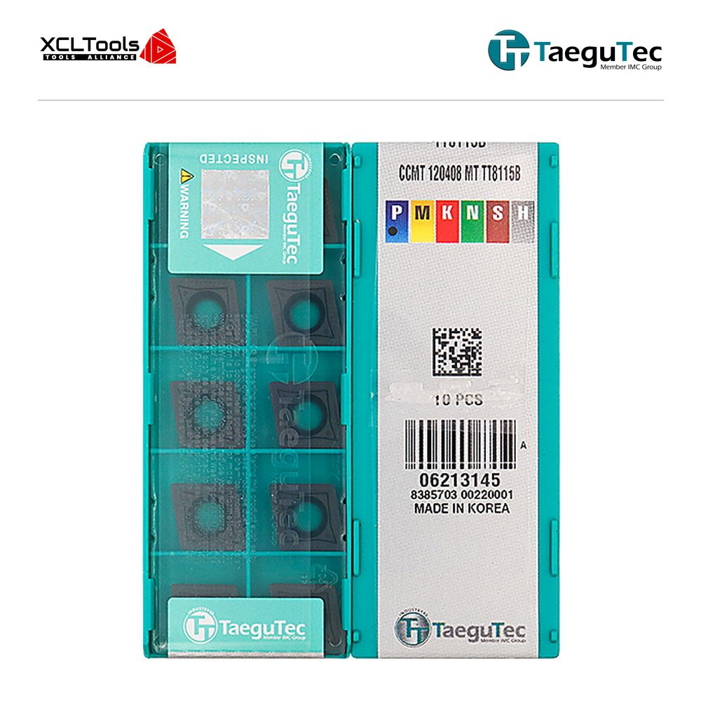 TaeguTec CCMT120408-MT TT8115B CNC Cutting Insert - XCLTOOLS TaeguTec CCMT120408-MT TT8115B CNC Cutting Insert - XCLTOOLS