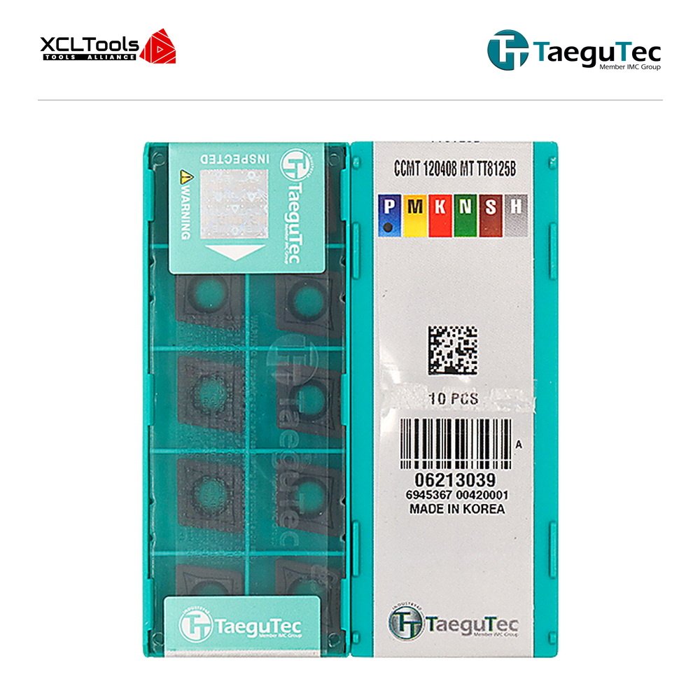 TaeguTec CCMT120408-MT TT8125B CNC Cutting Insert - XCLTOOLS TaeguTec CCMT120408-MT TT8125B CNC Cutting Insert - XCLTOOLS