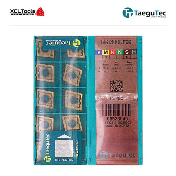 TaeguTec CNMG120404-ML TT5080 CNC Cutting Insert - XCLTOOLS