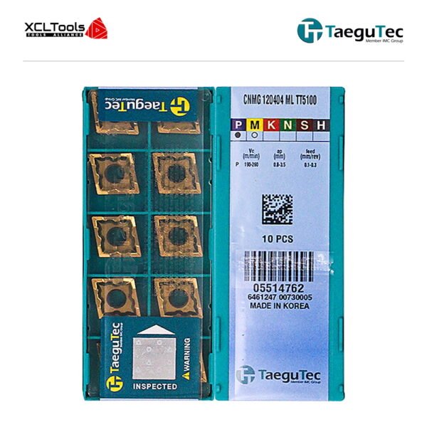 TaeguTec CNMG120404-ML TT5100 CNC Cutting Insert - XCLTOOLS