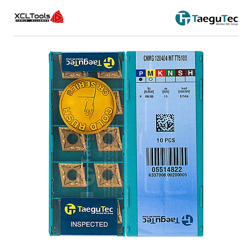 TaeguTec CNMG120404-MT TT5100 CNC Cutting Insert - XCLTOOLS TaeguTec CNMG120404-MT TT5100 CNC Cutting Insert - XCLTOOLS