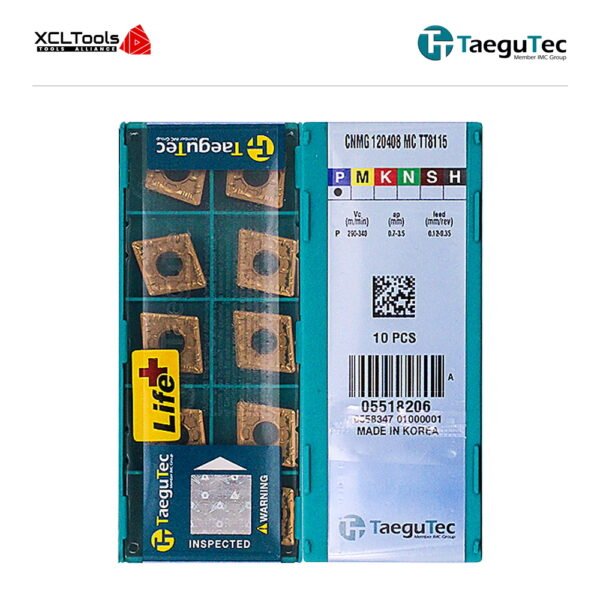 TaeguTec CNMG120408-MC TT8115B CNC Cutting Insert - XCLTOOLS