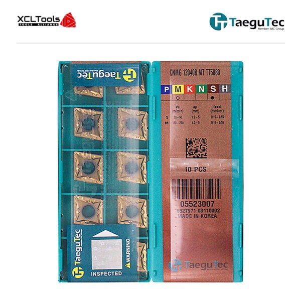 TaeguTec CNMG120408-MT TT5080 CNC Cutting Insert - XCLTOOLS
