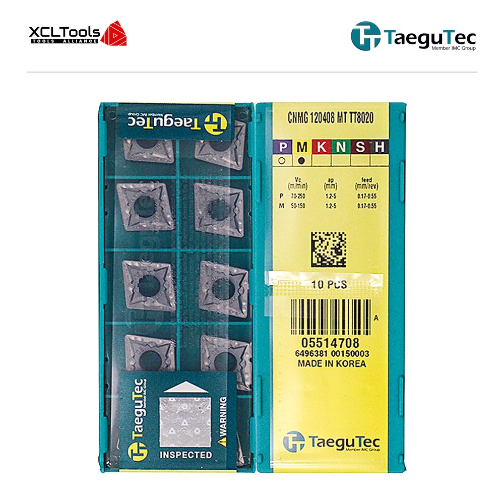 TaeguTec CNMG120408-MT TT8020 CNC Cutting Insert - XCLTOOLS TaeguTec CNMG120408-MT TT8020 CNC Cutting Insert - XCLTOOLS