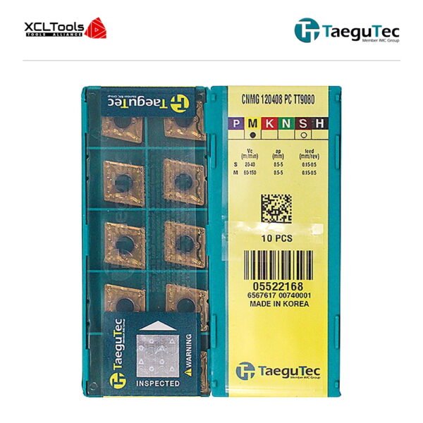TaeguTec CNMG120408-PC TT9080 CNC Cutting Insert - XCLTOOLS