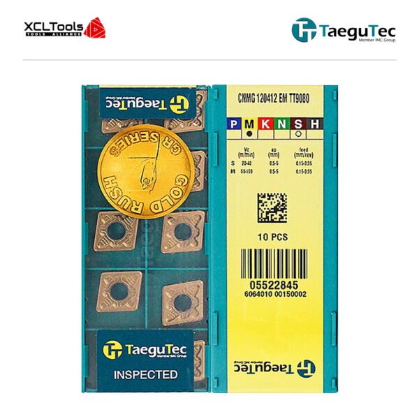 TaeguTec CNMG120412-EM TT9080 CNC Cutting Insert - XCLTOOLS