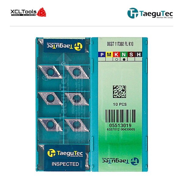 TaeguTec DCGT11T302-FL K10 CNC Cutting Insert - XCLTOOLS