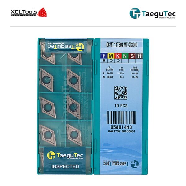 TaeguTec DCMT11T304-MT CT3000 CNC Cutting Insert - XCLTOOLS