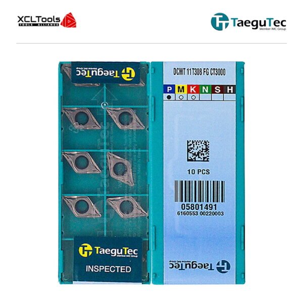 TaeguTec DCMT11T308-FG CT3000 CNC Cutting Insert - XCLTOOLS